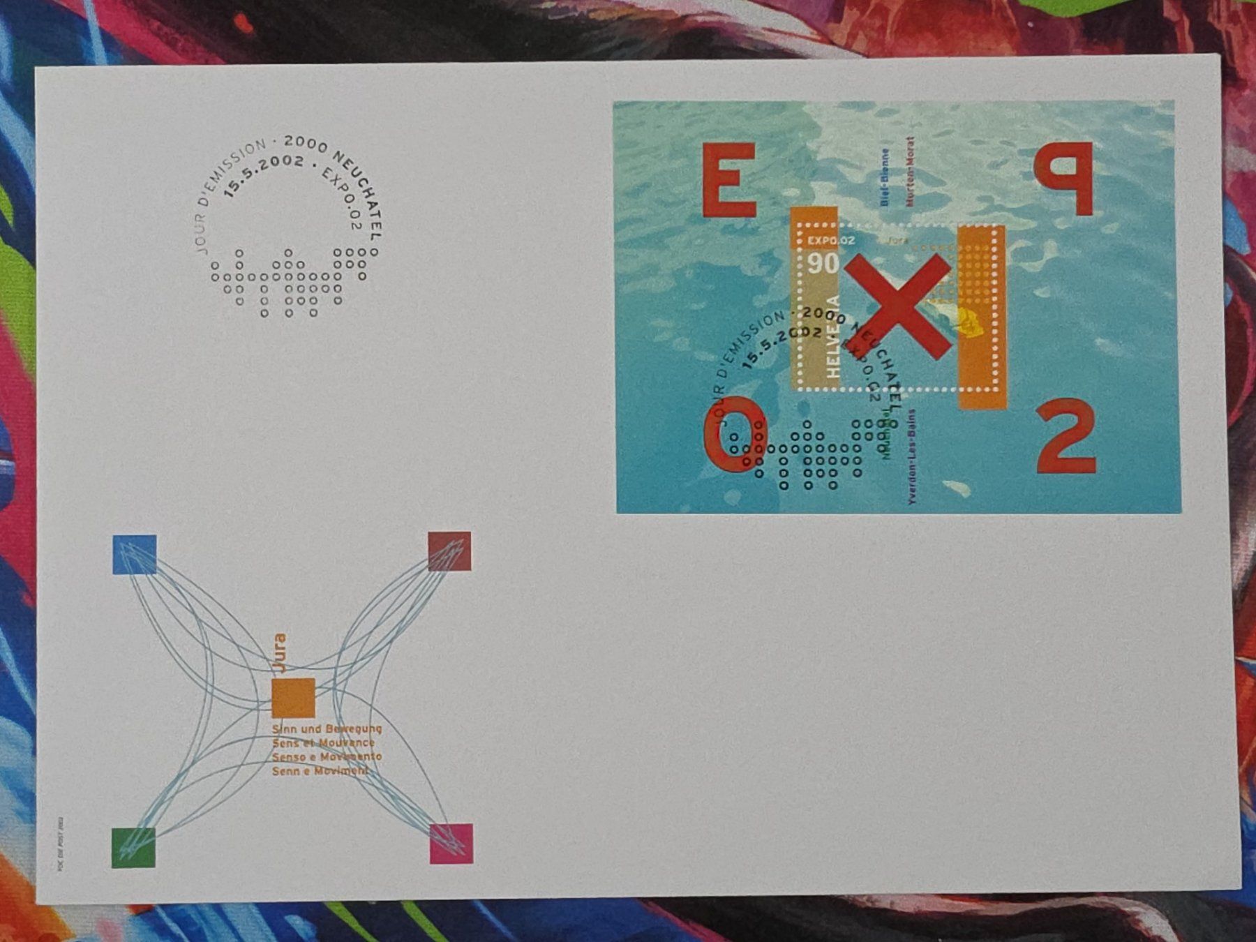 Tutti i francobolli: CL27 Enveloppe + Timbre Suisse 2002 – Usato da Cousset venduto da Patrick_Collections