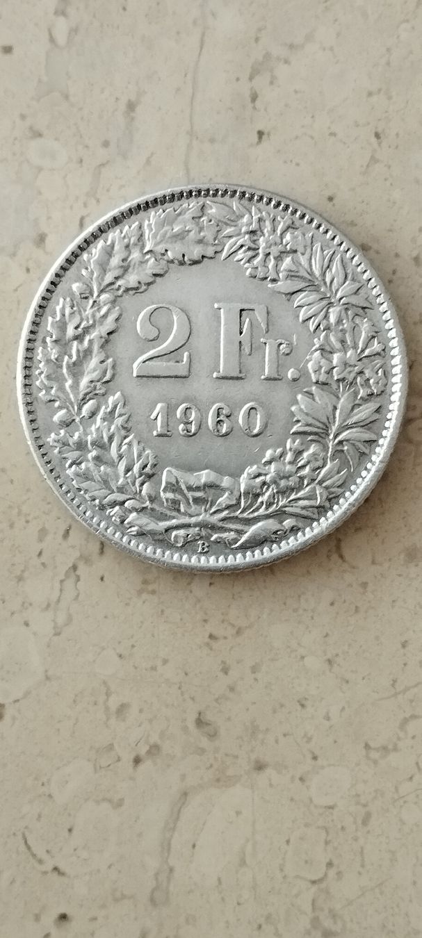 Toutes les monnaies: 2 Franken 1960/Silber  – D'occasion à Oberdorf SO par and_jxk2 1