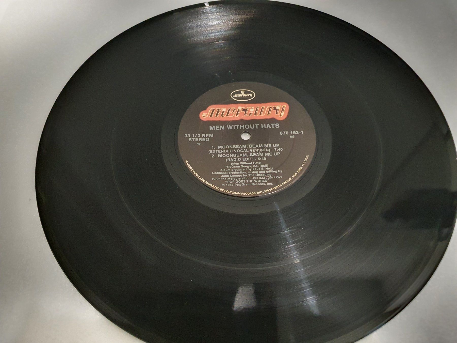 Vinyles: Men Without Hats - Moonbeam (Single, Synth-pop) – D'occasion à Uster par Vinyl-Leidenschaft 2