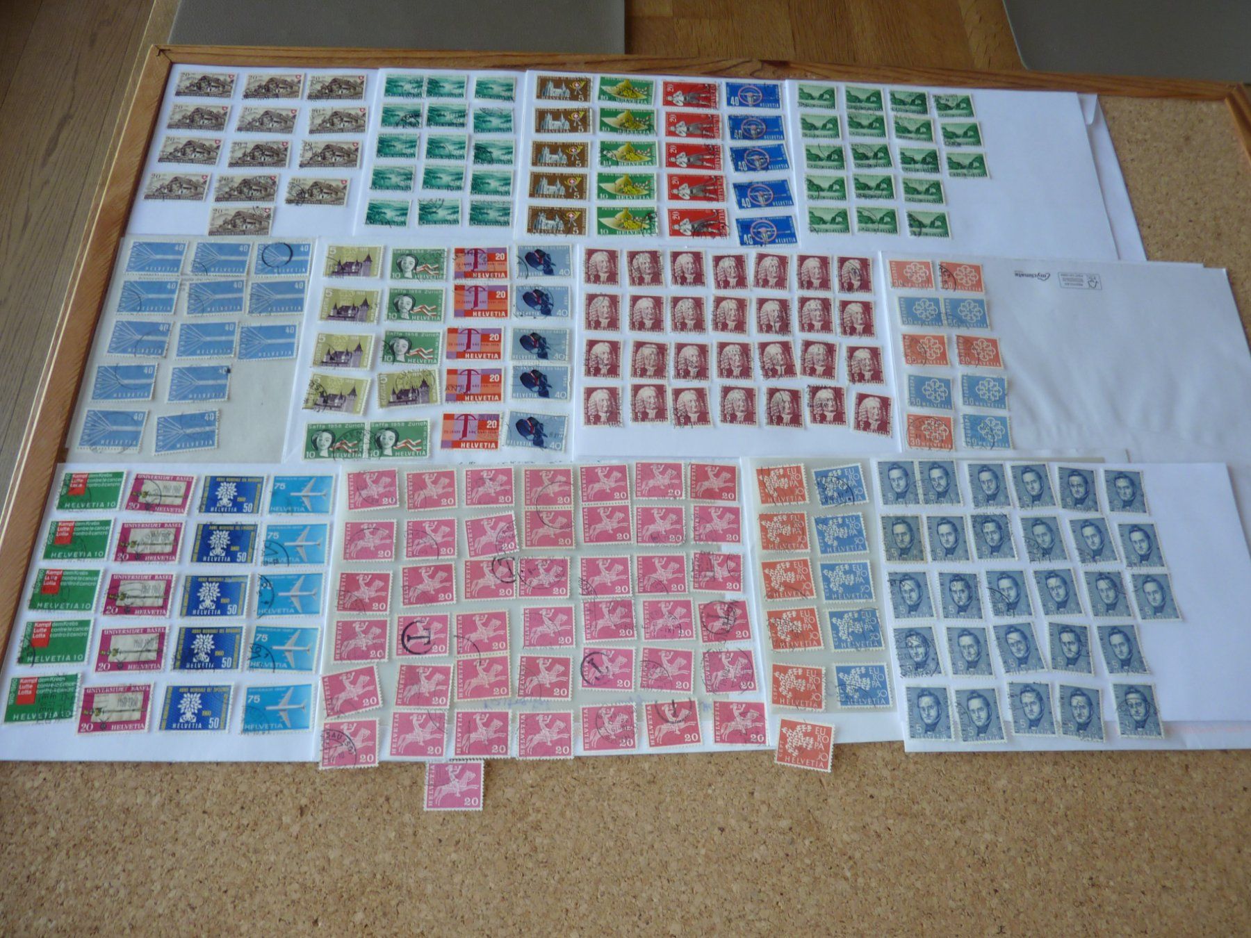 Alle Briefmarken: Schweizer Briefmarken 1500 Stück gestempelt – Gebraucht aus Chur von algin 1