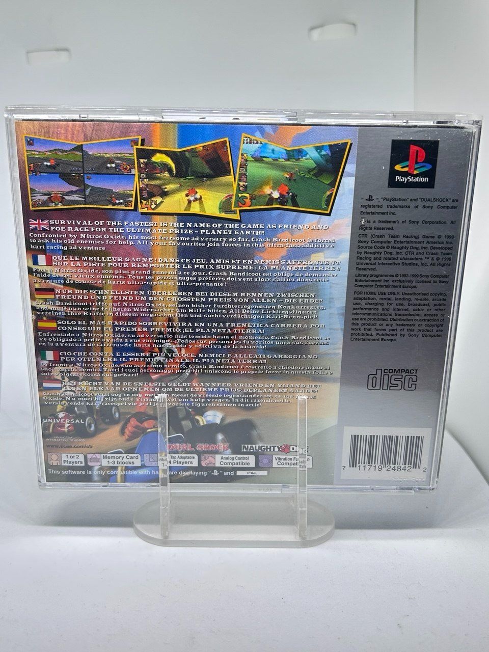 Sony Giochi: CTR: Crash Team Racing per PlayStation 1 – Usato da Giubiasco venduto da LorisVale 1