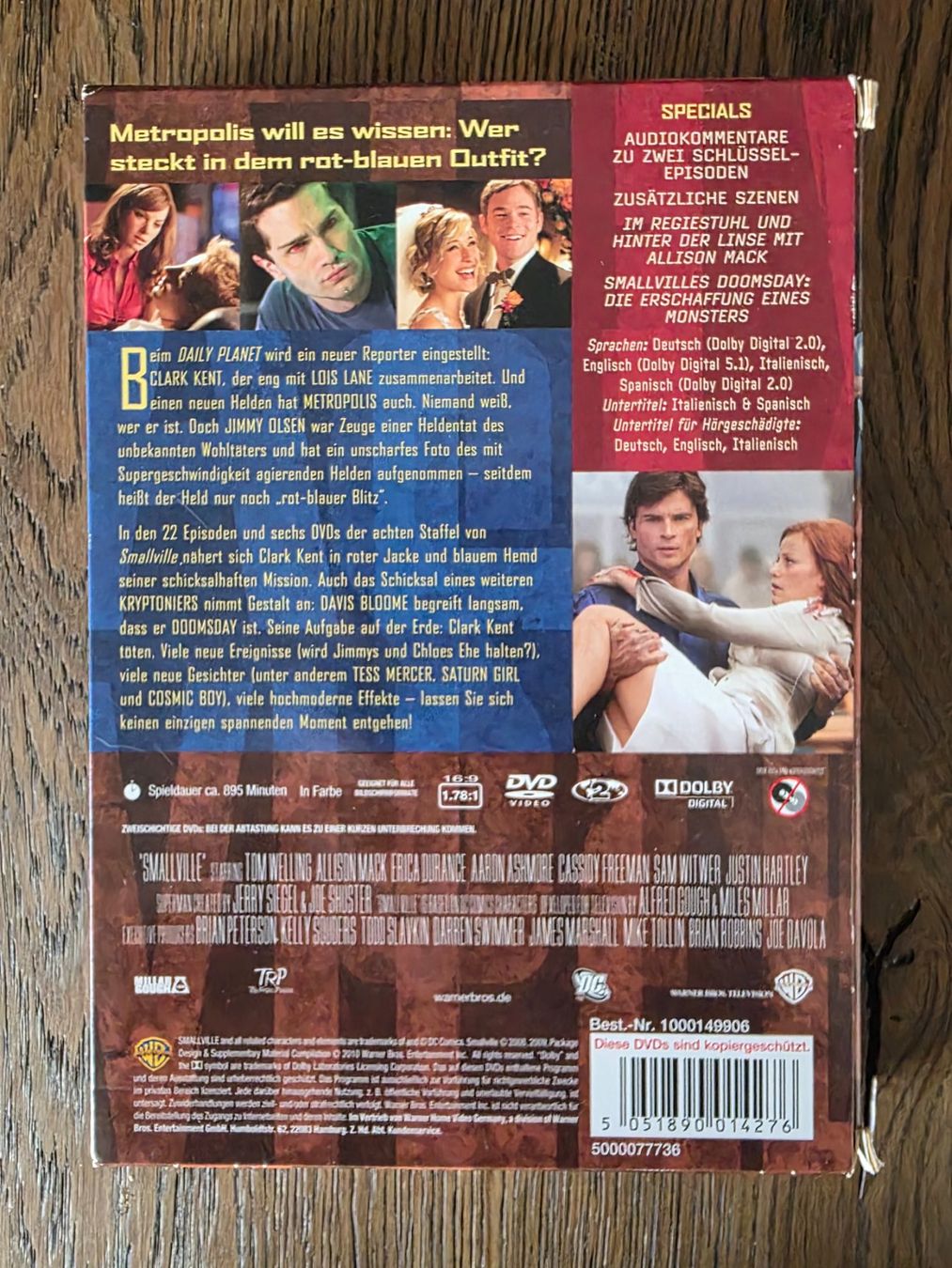 Tutti i DVDs: Smallville - Staffel 08 (6 DVDs) – Usato da Dübendorf venduto da Neidhart 1