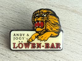 Pin Andy und Jogys Lowen-Bar