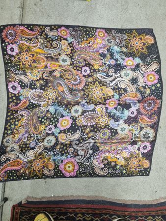 Foulard seide signed