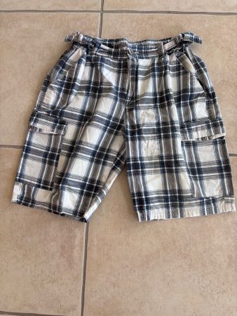 Shorts /Bermudas XL kariert blau/weiss