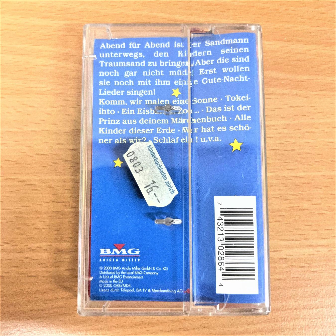 Musicassette: MC - Unser Sandmännchen - Komm, wir malen eine Sonne – Usato da Amlikon-Bissegg venduto da riestig 2