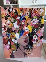 Tableau peint à la main 40x50cm