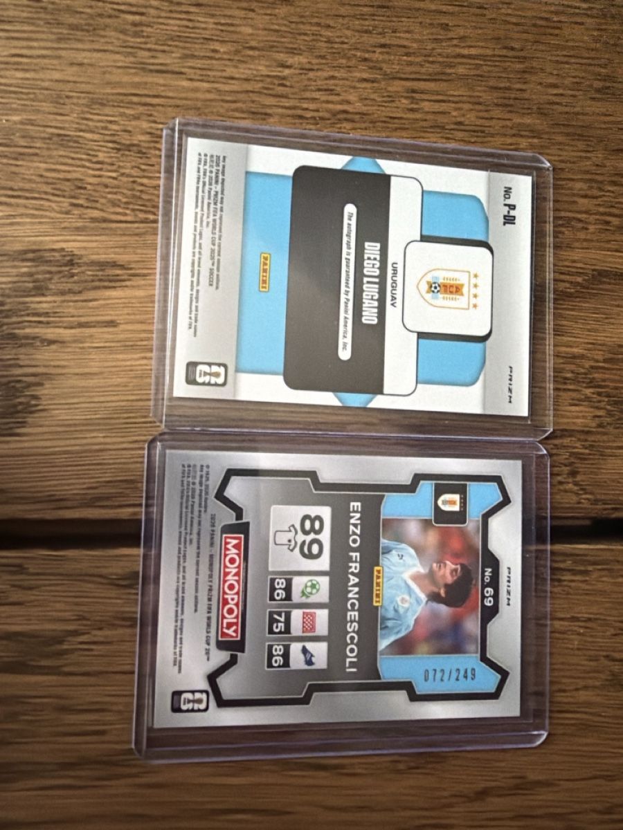 Panini Carte collezionabili: Uruguay World Cup 2026 Prizm Monopoly Auto Numbered – Usato da Praz (Vully) venduto da ShoreCards 1