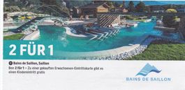 Bon 2 für 1 Bains de Saillon