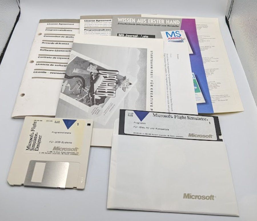 Microsoft Giochi: Microsoft Flugsimulator / Flight Simulator 4.0 Bigbox – Usato da Bad Ragaz venduto da MR_BR 3