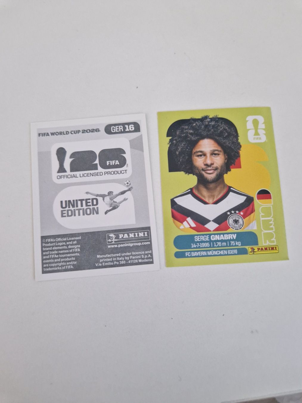 Panini Cartes à collectionner: Panini Sticker GER16 – Neuf (Voir description) à Stüsslingen par white_angel86