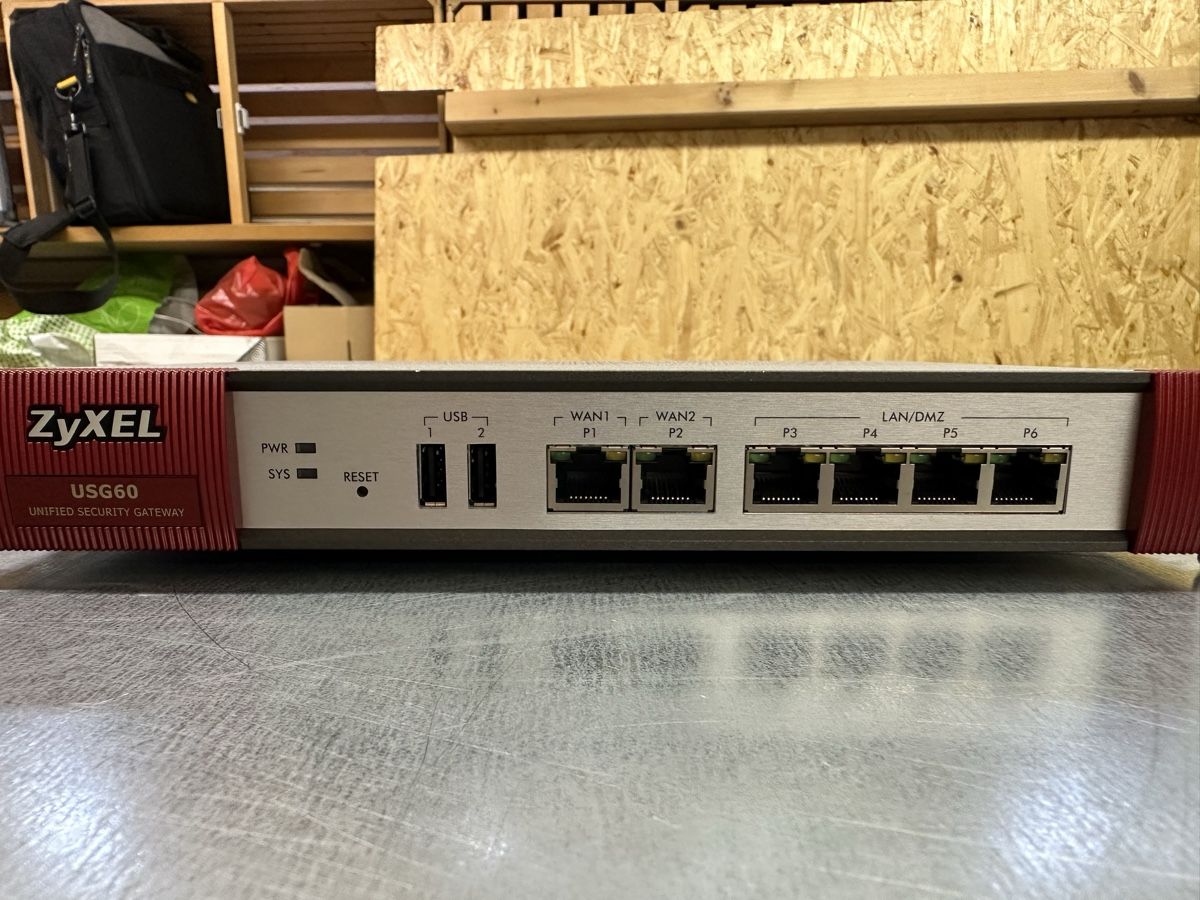 Zyxel Firewall: ZyXEL USG60 – Usato da Luzern venduto da FrankGroebel