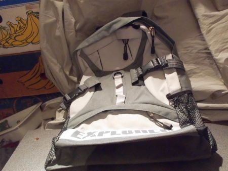 Rucksack Explorer, hell-/dunkelgrau