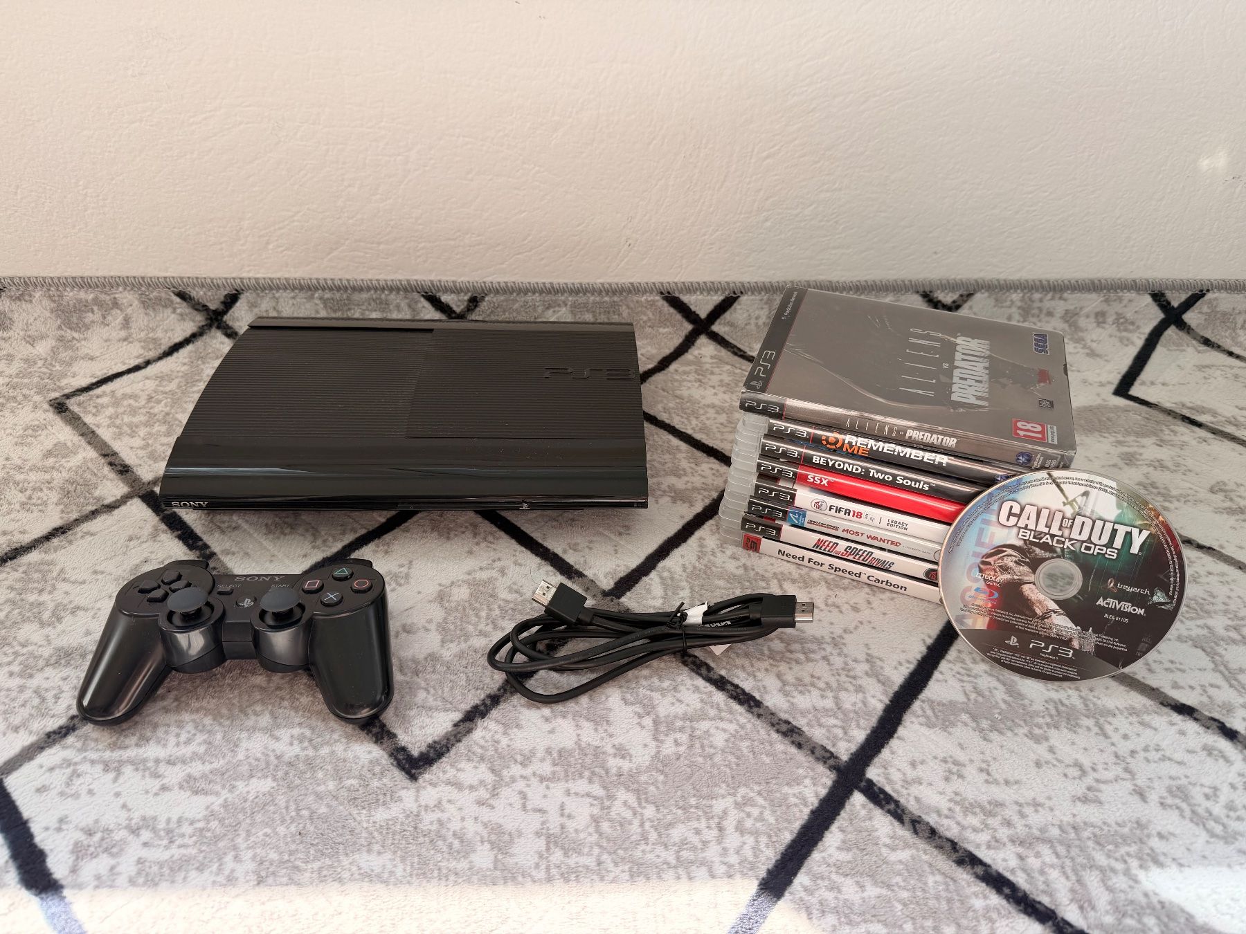 Sony Consoles: PlayStation 3 Super Slim / 500 GB / 9 Spiele & Controller – D'occasion à Frenkendorf par Le_Icemelon