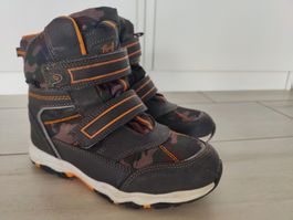LEAF Winter Boots / Snow Boots (Size 34) - Waterproof, Camou