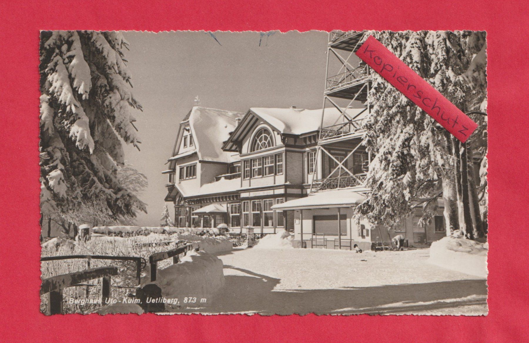 Cartoline postali: (ZH) Berghaus Uto-KULM 10.1.45 – Usato da Zürich venduto da Gill46