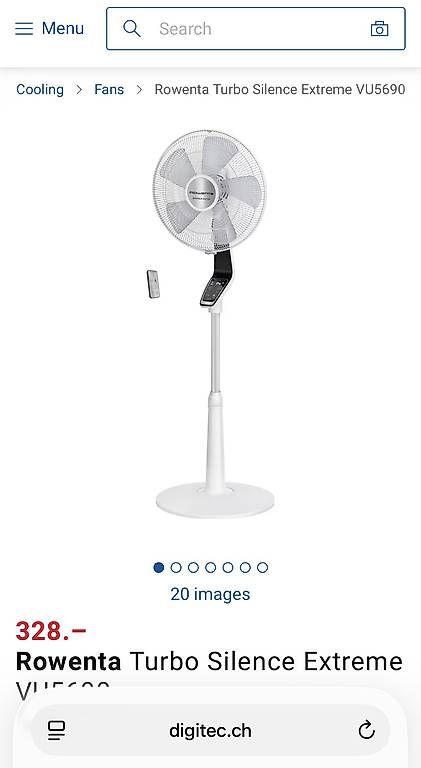 Rowenta Ventilatori: Rowenta Turbo Silence Extreme – Usato da Othmarsingen venduto da MyKauf 1