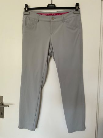 ALBERTO 3XDRY Golf Hose Gr 38 hellgrau Neuwertig