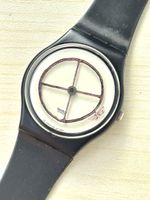Swatch Armbanduhr 1991 schwarz limitiert gebrauchter Zustand