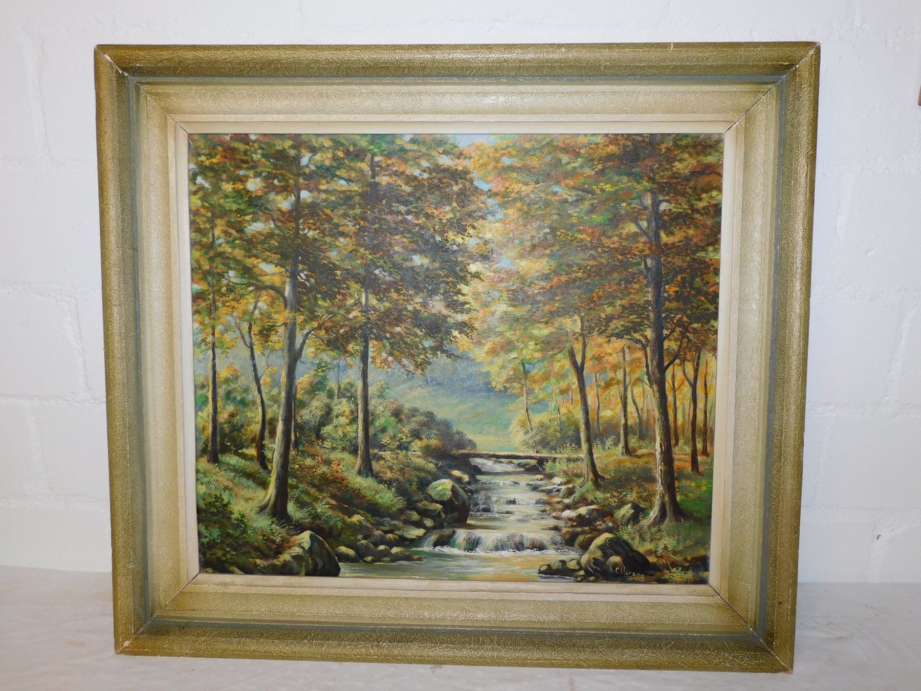 Gemälde: Ölgemälde Herbstlandschaft, signiert, gerahmt – Gebraucht aus sursee von trilli-tralli 1