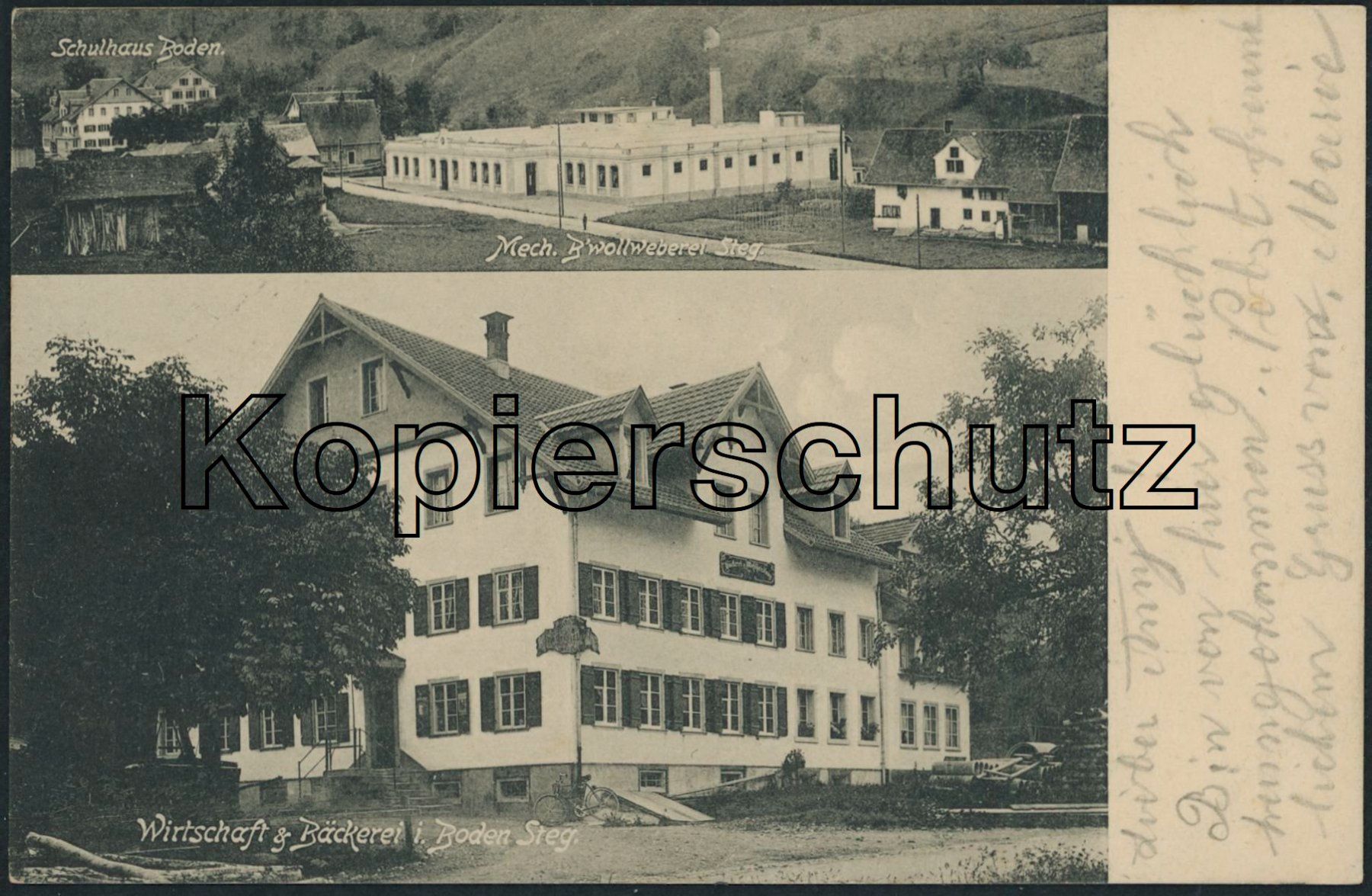 Cartoline postali: ZH Steg - Fischenthal – Usato da Schindellegi venduto da stationary