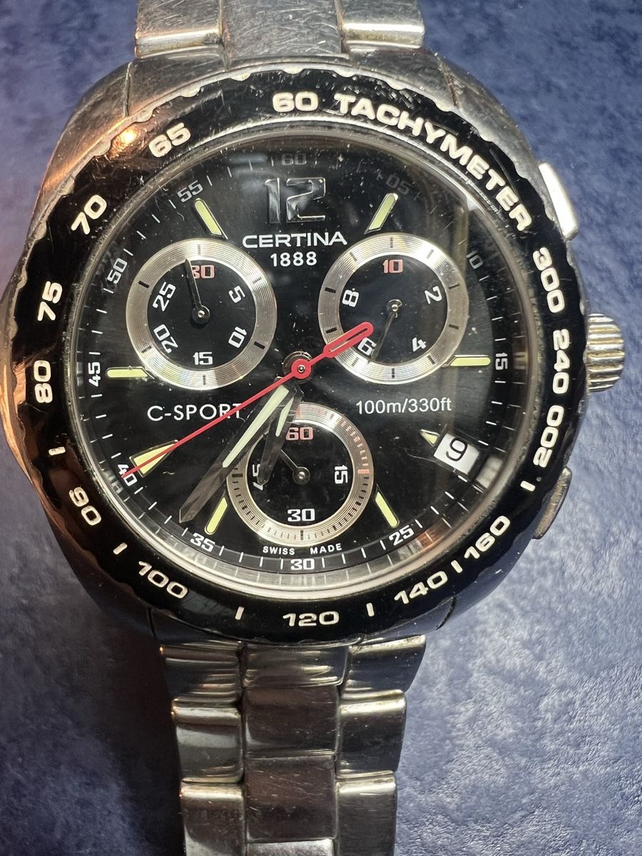 Certina Orologi: Certina C Sport Chronograph – Usato da Laufen venduto da groove60 1