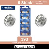 Renata 393 SR754W Knopfzellenbatterie - 5 Stk.