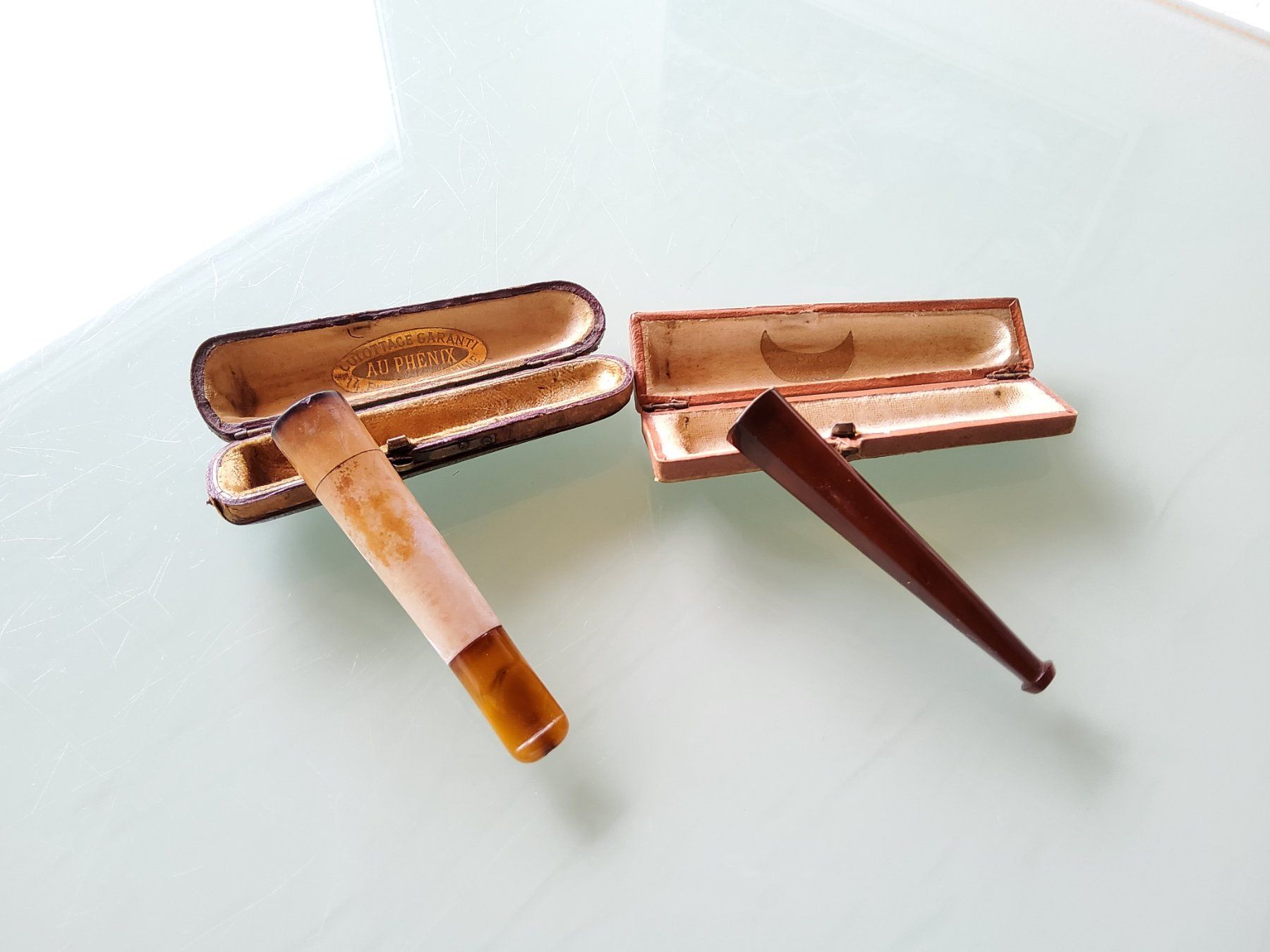 Tabacchi: Lot de deux anciens porte-cigarette  – Usato da Malleray venduto da Broc-Mo 8