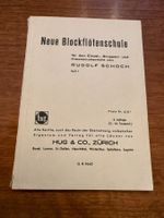 Musikbuch Neue Blockflötenschule Rudolf Schoch gebraucht