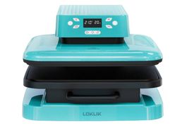 LOKLIK Transferpresse Auto blau