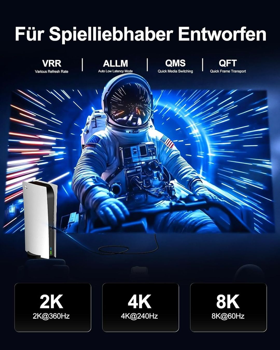 Cavi: Glasfaser HDMI 2.1 Kabel 15m 8K 48Gbps – Nuovo e nell'imballaggio originale da Suhr venduto da SchnapperCH 3
