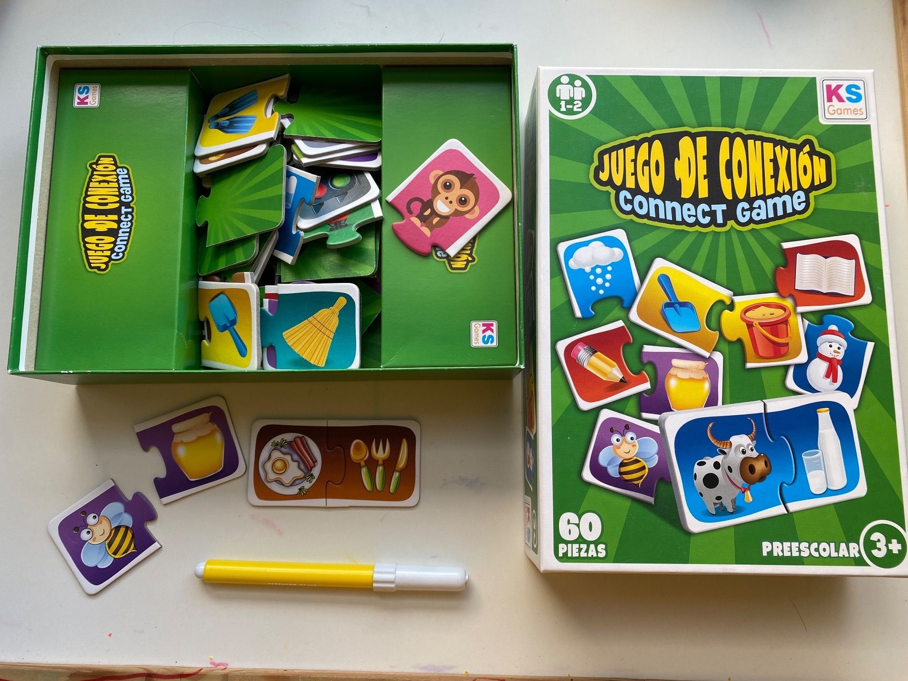 Puzzle: Puzzle -Jeu connexion 3+ – Nuovo (secondo la descrizione) da Chêne-Bougeries venduto da CeliaMate 2