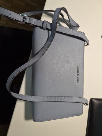 Michael Kors Tasche Himmelblau Saffiano Leder, Top Zustand!