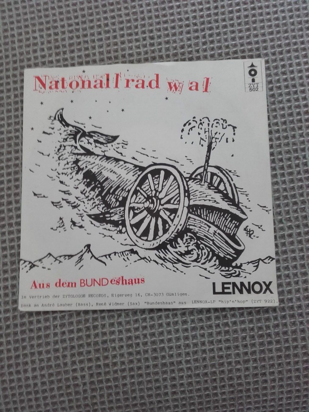 Schallplatten: Lennox - Nationalradwal (1983) Single – Gebraucht aus Sempach von Allmusic