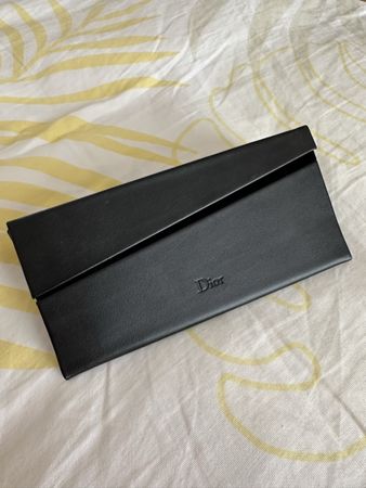 Dior Brillenetui neu black leather
