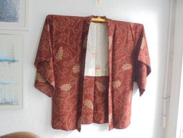 Rarität: VINTAGE Haori Kimono Jacke reine Seide aus Japan