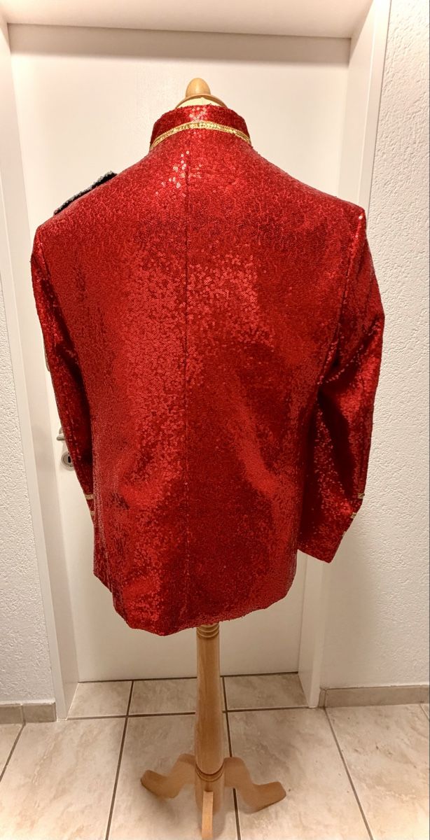 Costumes: Glitzer Kostüm / Jacke rot – Neuf avec emballage d'origine à Laufen par jimknopf061 3