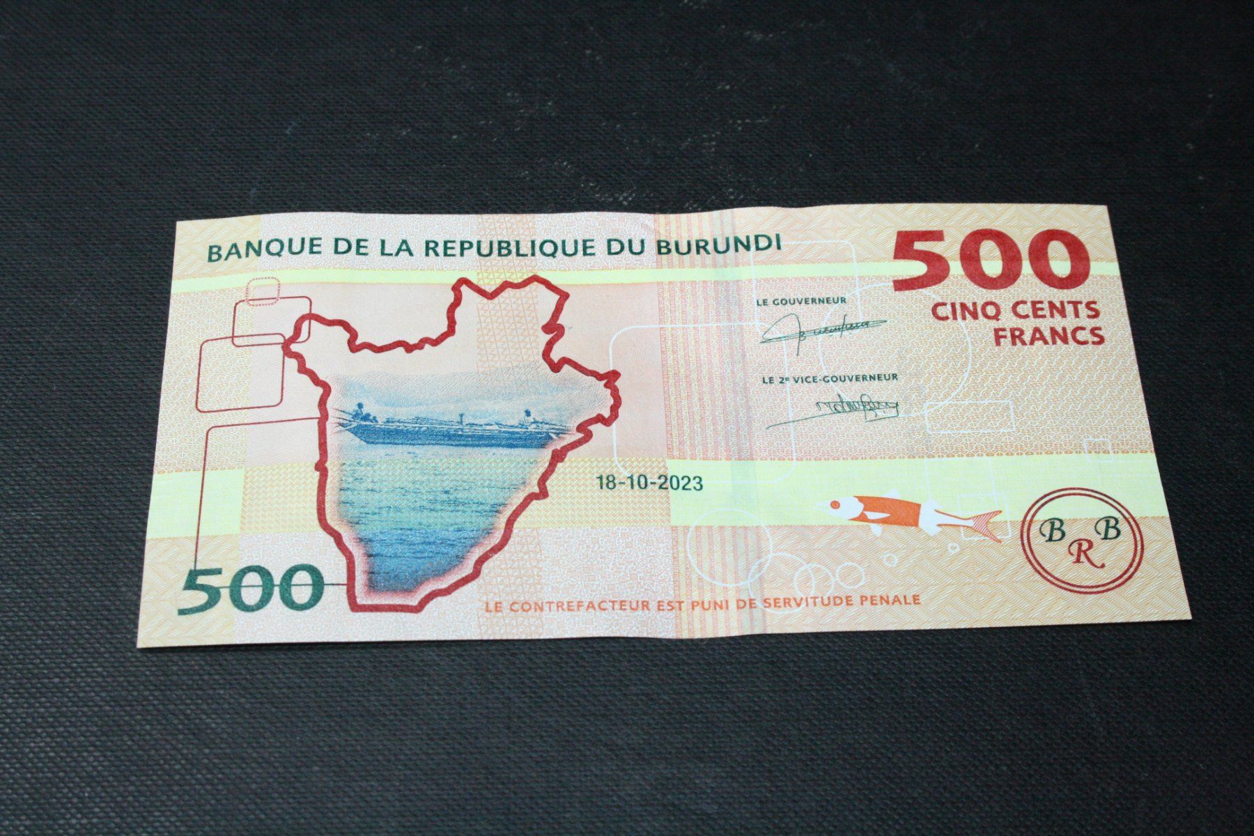 Banconote: Burundi 500 Francs 2023 UNC – Nuovo (secondo la descrizione) da Cormondrèche venduto da Hermes.monnaies 1