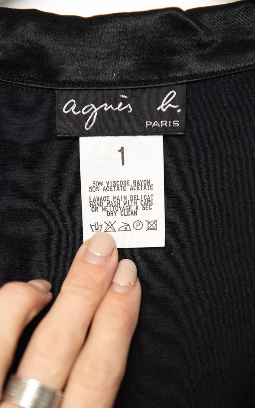 Chemisiers: Agnès B. Paris Bluse – Gr. 1 – D'occasion à Illnau par Monkky 2