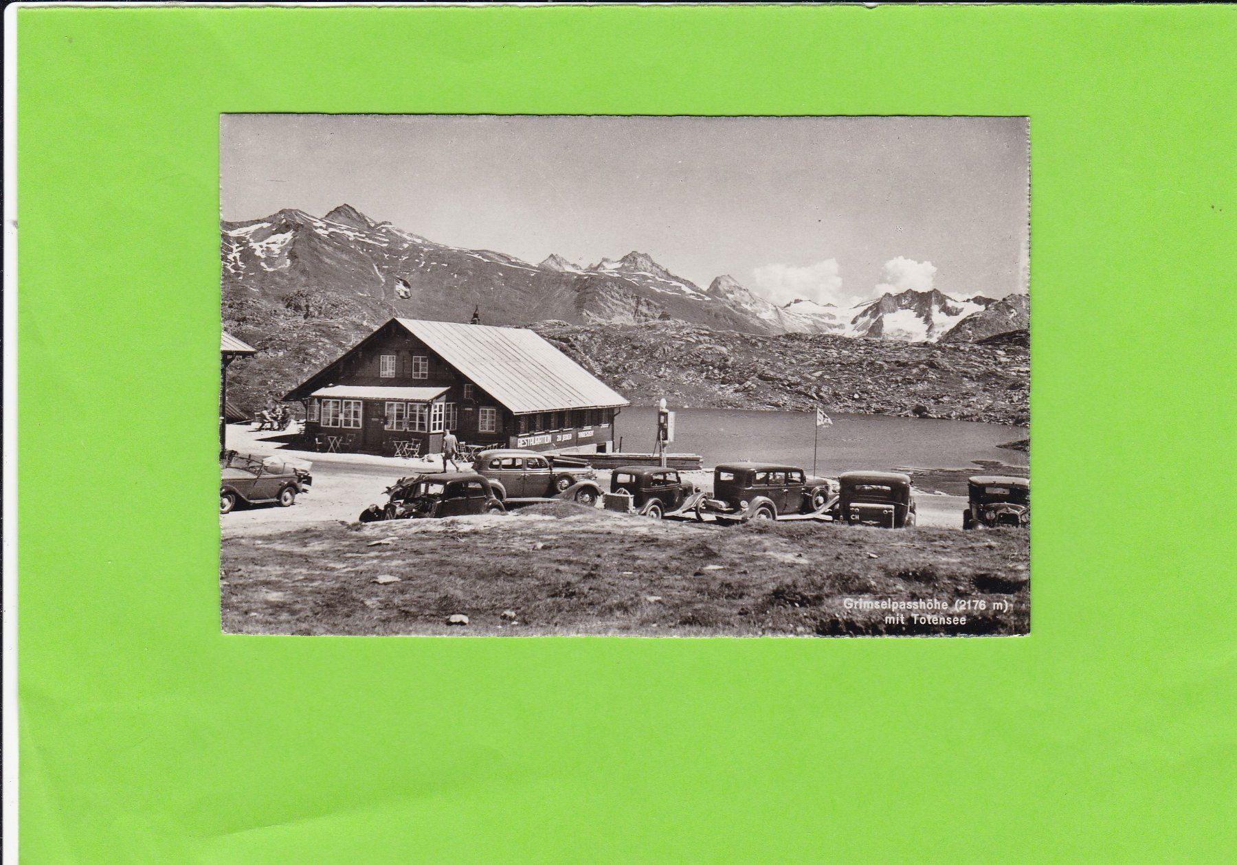 Cartes postales: Grimselpasshöhe-Totensee-Oldtimer – D'occasion à St. Peterzell par neckertal