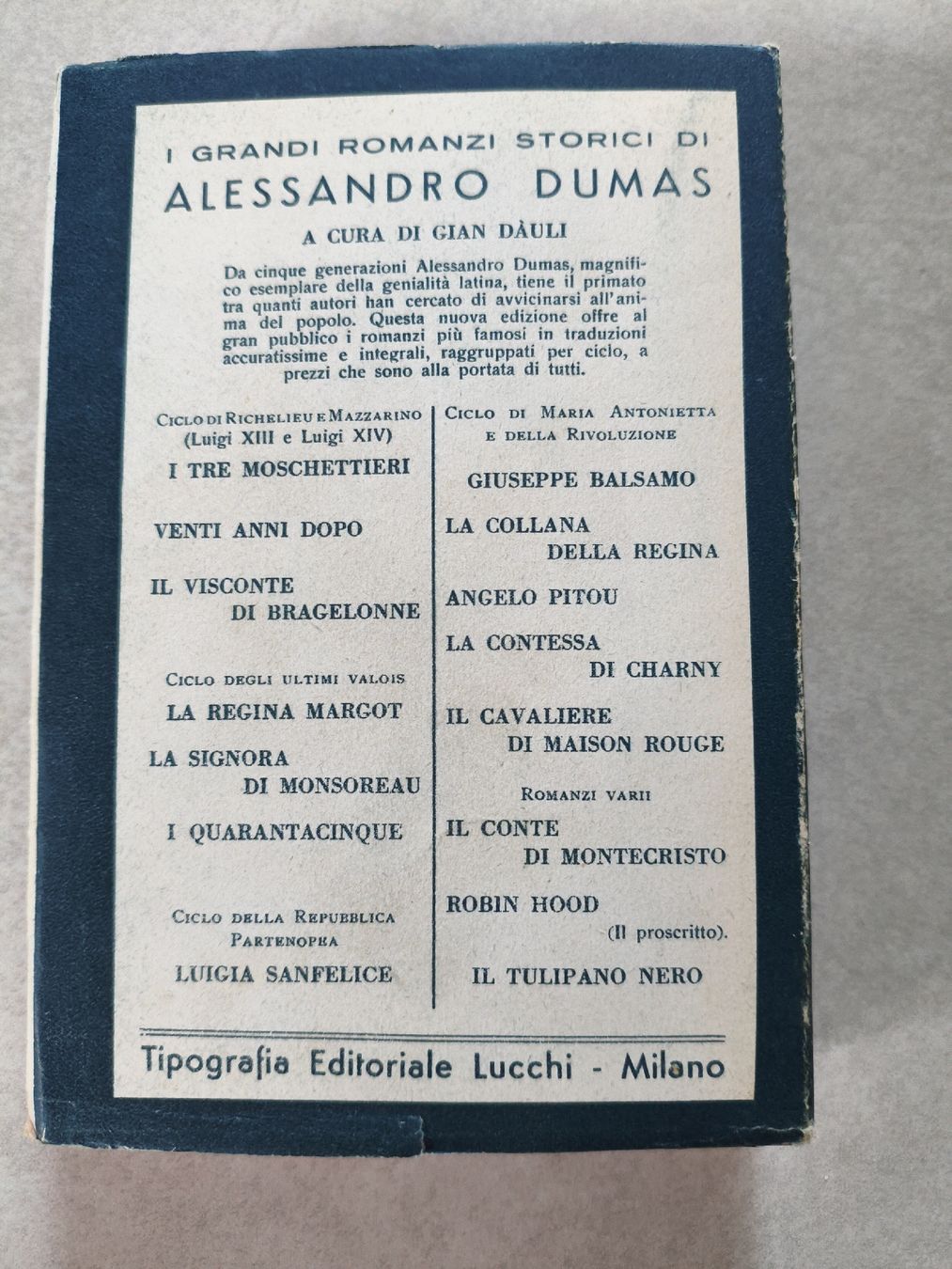 Livres: I tre moschettieri - ed. 1946 – D'occasion à Tesserete par rud_7vkn 2