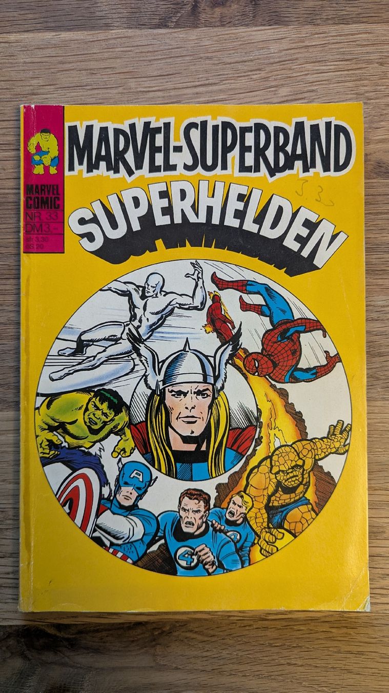 Comics: Marvel-Superband Superhelden Nr. 33 Comic guter Zustand – Gebraucht aus Rupperswil von Svelos
