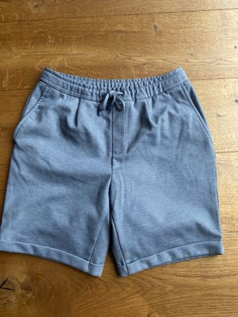 Zara Chino Shorts Grösse M Sommer Stoffhose blau