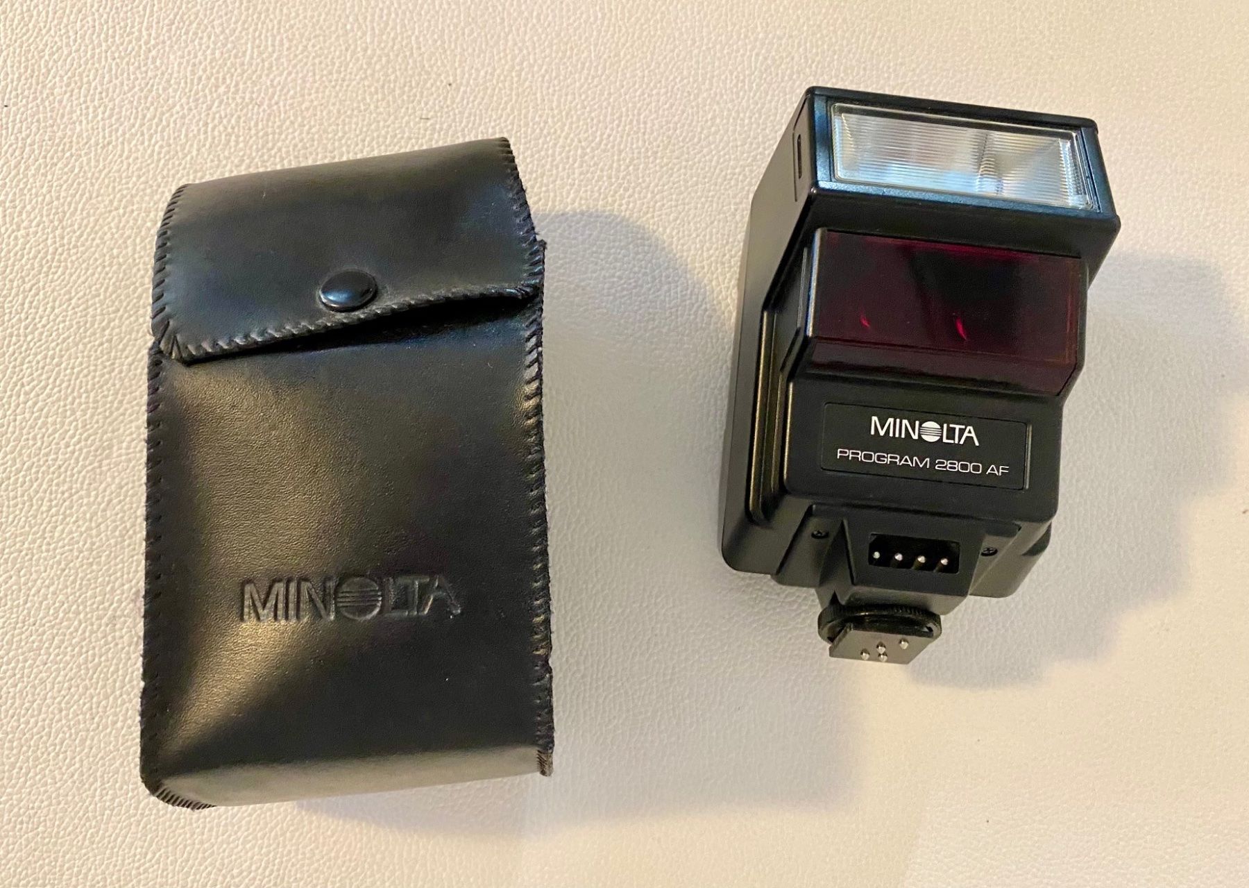 Minolta Flash: Minolta PROGRAM FLASH 2800AF Aufsteck-Blitzlicht (getestet) – Usato da Neerach venduto da Daalin 2