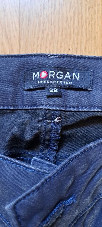 Pantalon morgan bleu marine hot sale