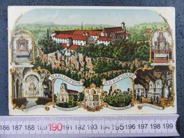 MARIASTEIN 1916 8BILD-LITHO SO AK