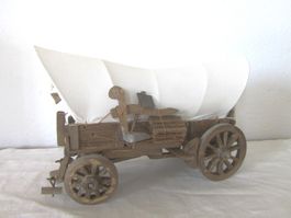 Wild West Holz-Planwagen, Deko, Sammlerstück, Rarität ab 1.-