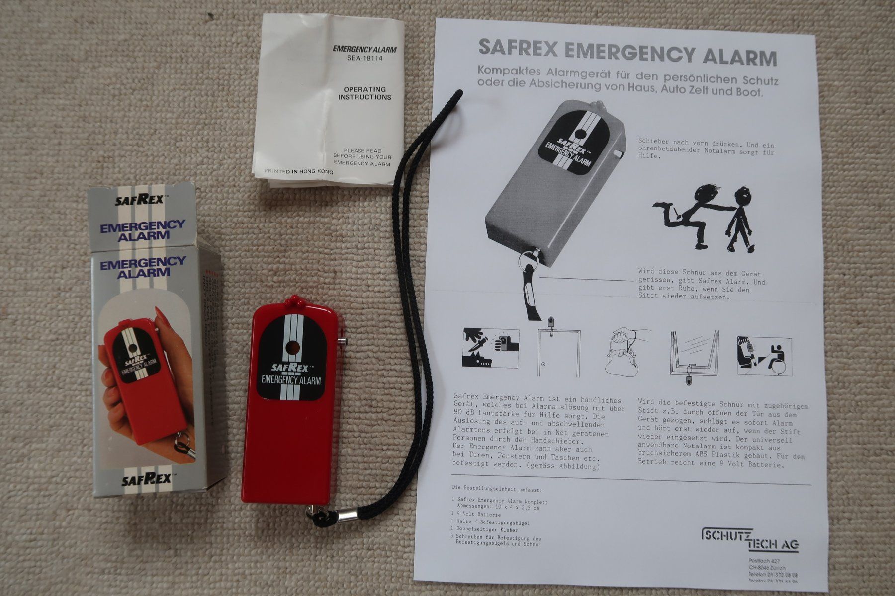 Sistemi d'allarme: Alarmgerät, Emergency-Alarm – Usato da Oberwil BL venduto da verramscher