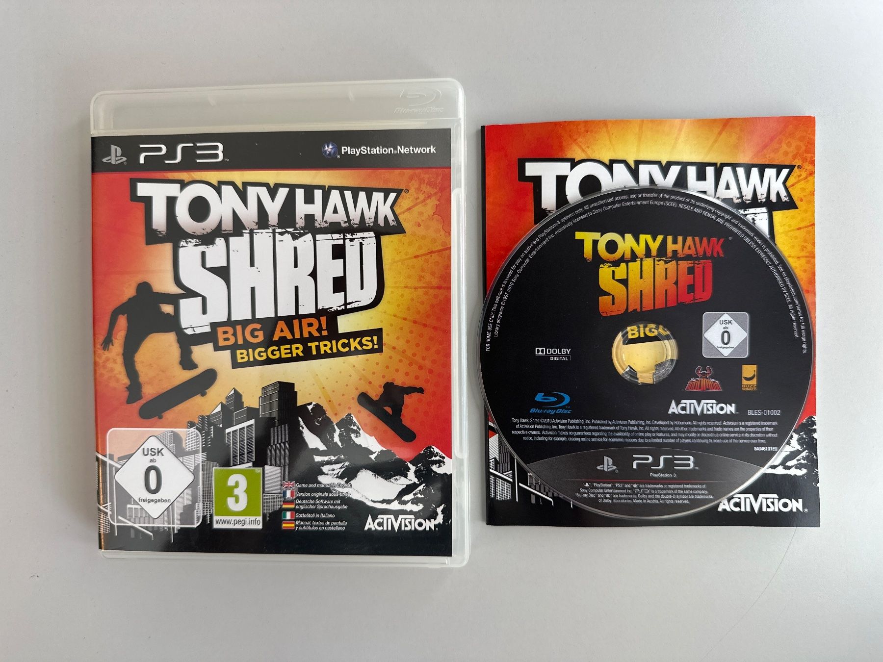 Sony Giochi: Tony Hawk Shred Big Air! Bigger Tricks - PS3 – Usato da St.gallen venduto da taduz