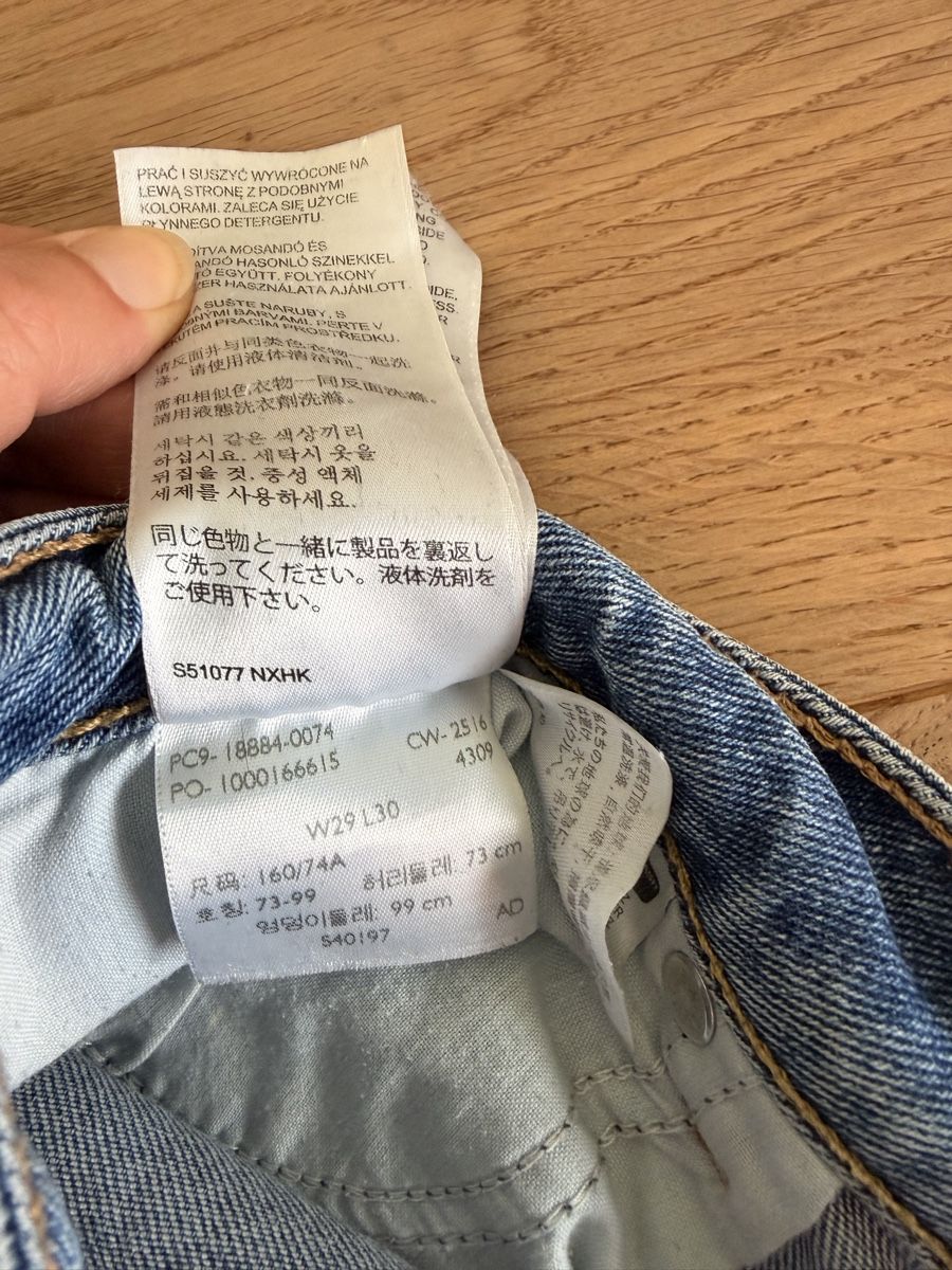 Levi's Jeans: Levi's 712 Slim Jeans Blue Size 29 Super Condition – Neuf (Voir description) à Riehen par rejuwi 6